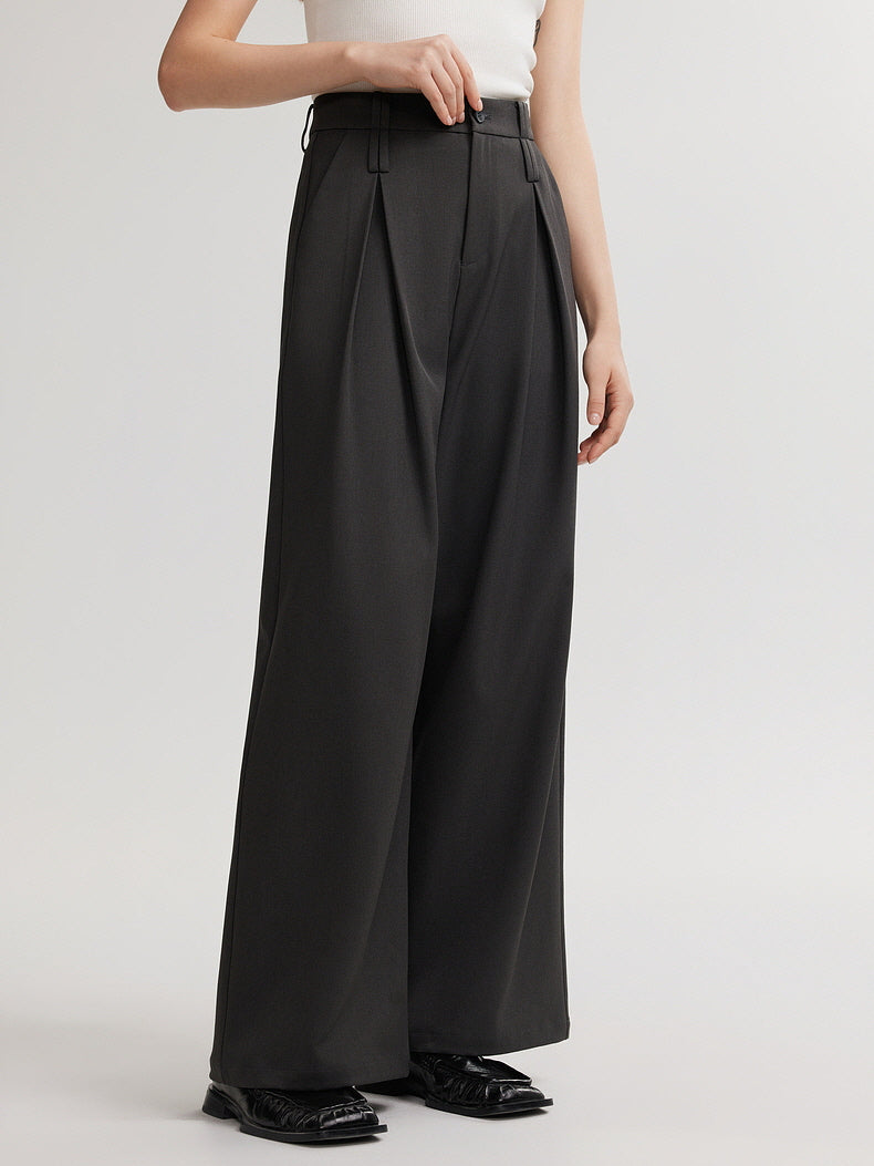 Charcoal Wide Pants