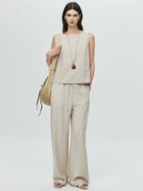 Clean Edge Top-Beige