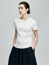 Modern White Tee