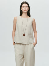 Clean Edge Top-Beige