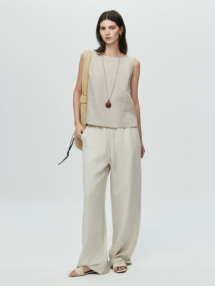 Clean Edge Top-Beige