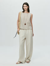 Clean Edge Top-Beige