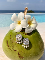Pearl Fossil Earrings