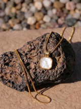 Square Shell Necklace