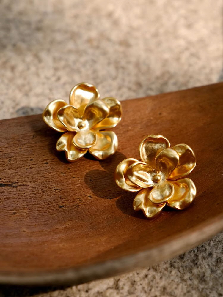 Bloom Gold Earrings