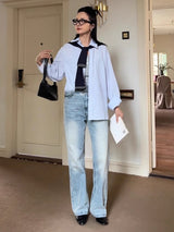 Light Blue Loose Jeans