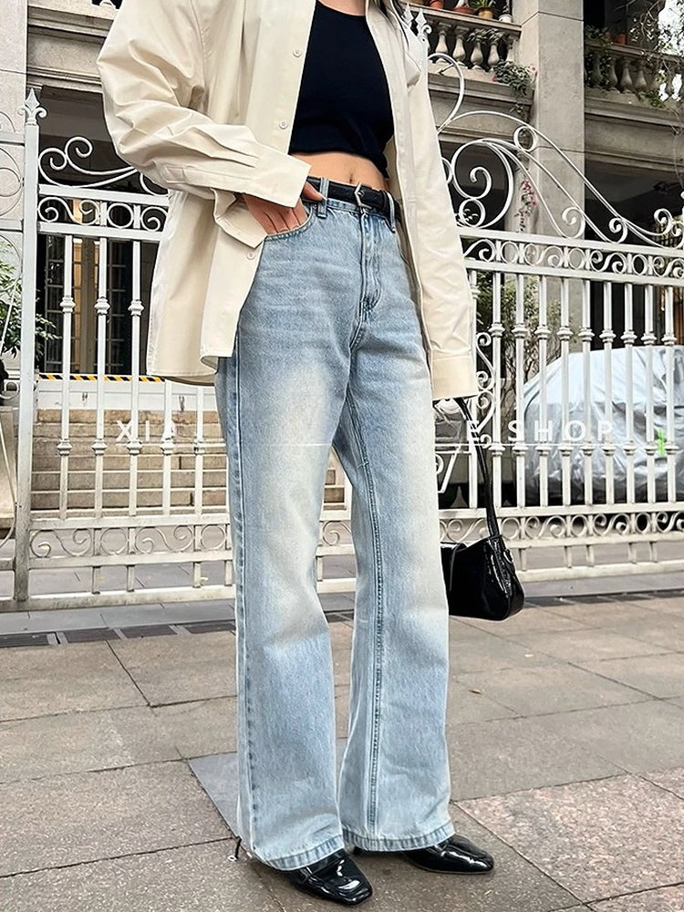 Light Blue Loose Jeans
