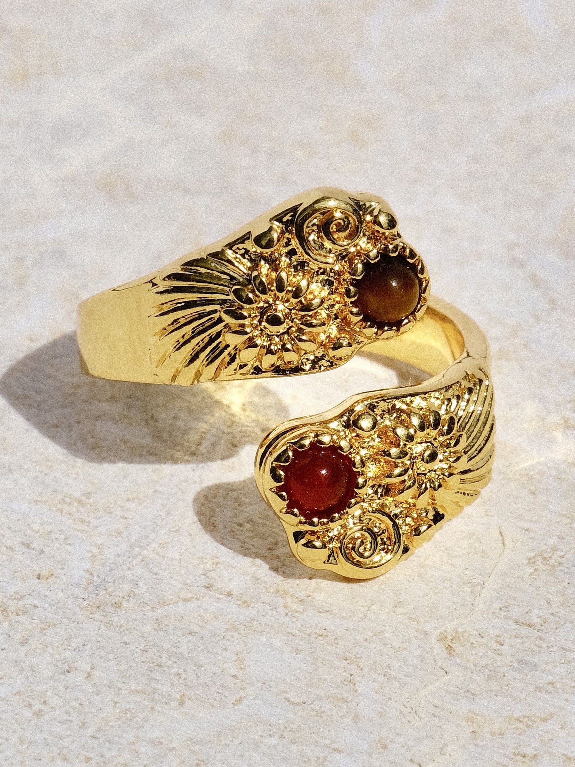 Stone Open Ring