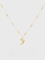 Golden Dolphin Necklace