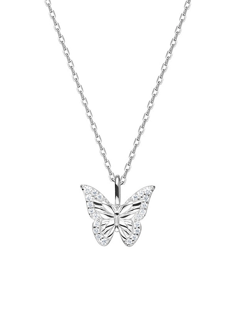 Crystal Butterfly Necklace