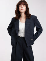 Striped Tailored Blazer