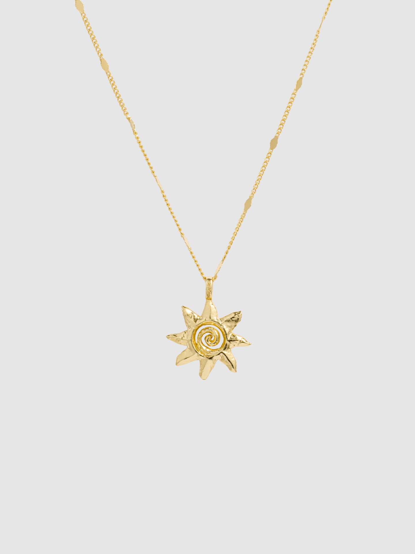 Sun Spiral Necklace