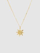 Sun Spiral Necklace