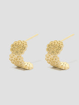 Gold Lace Earrings