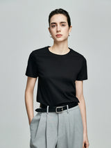 Clean Cotton Tee-Black