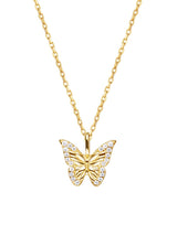 Gold Butterfly Necklace