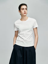 Modern White Tee