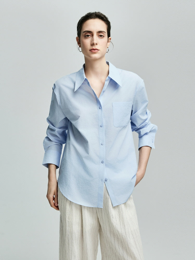 Relaxed Shirt-Sky Blue